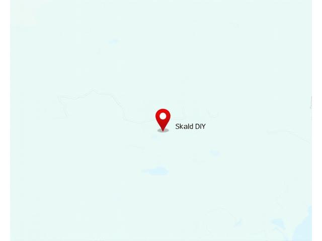 Kort over Skjald DIY placering i Aarhus